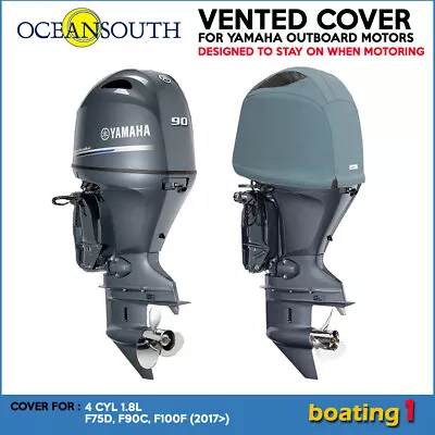 Vented/Cowling Cover Yamaha Outboard Motor Engine 4 CYL 1.8L F75D-F100F (2017>) • $151